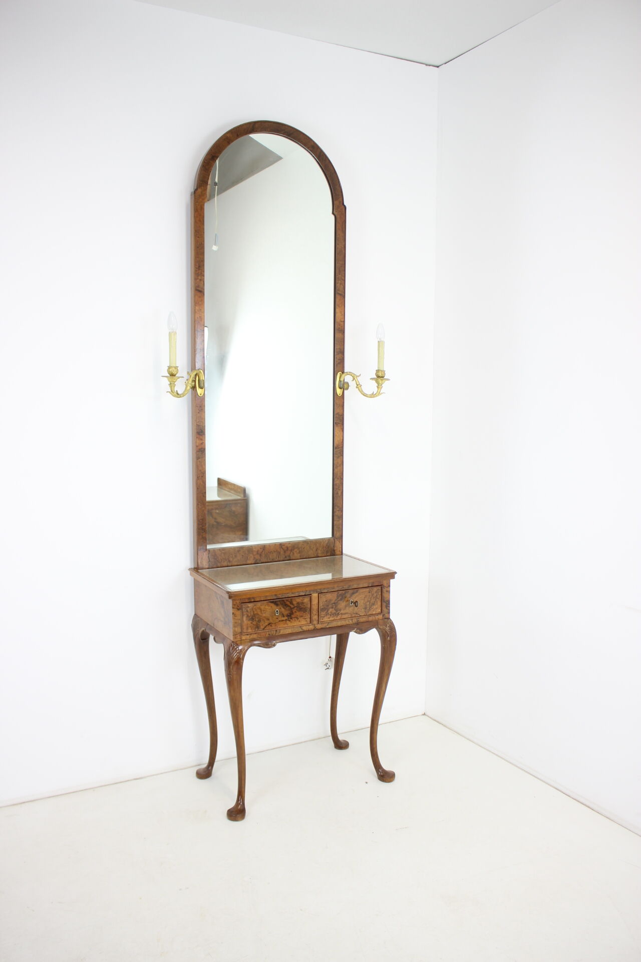 1920s mirror cabinet, Czechoslovakia