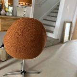 Vintage 1970s swivel egg chair
