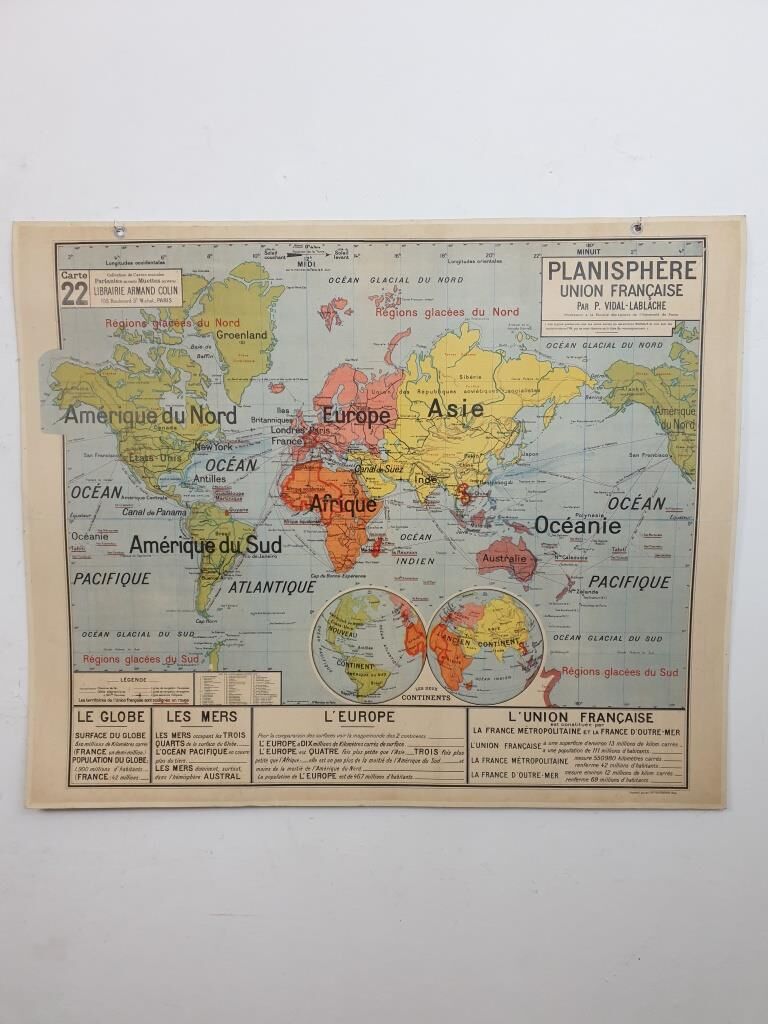 School Map - Planisphere -