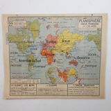 School Map - Planisphere -