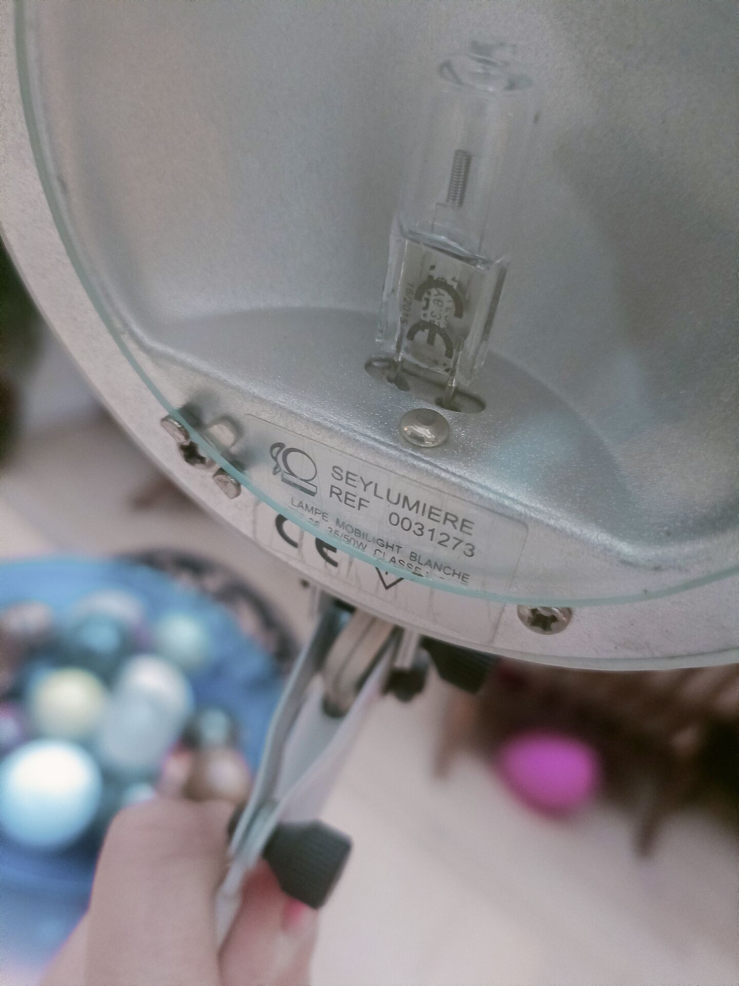 Lampe à balancier Seylumière vintage