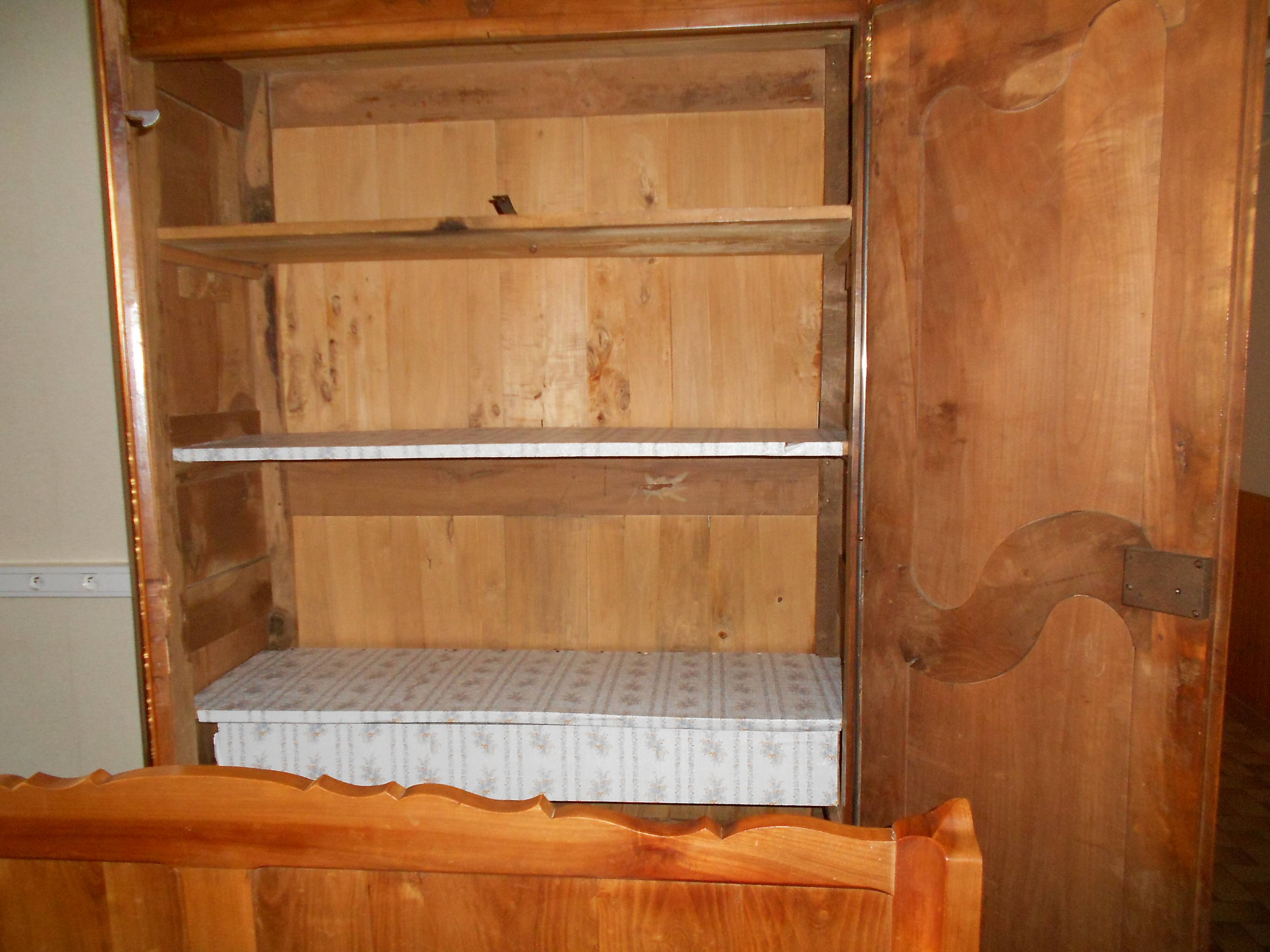 Louis XV wardrobe in cherry wood