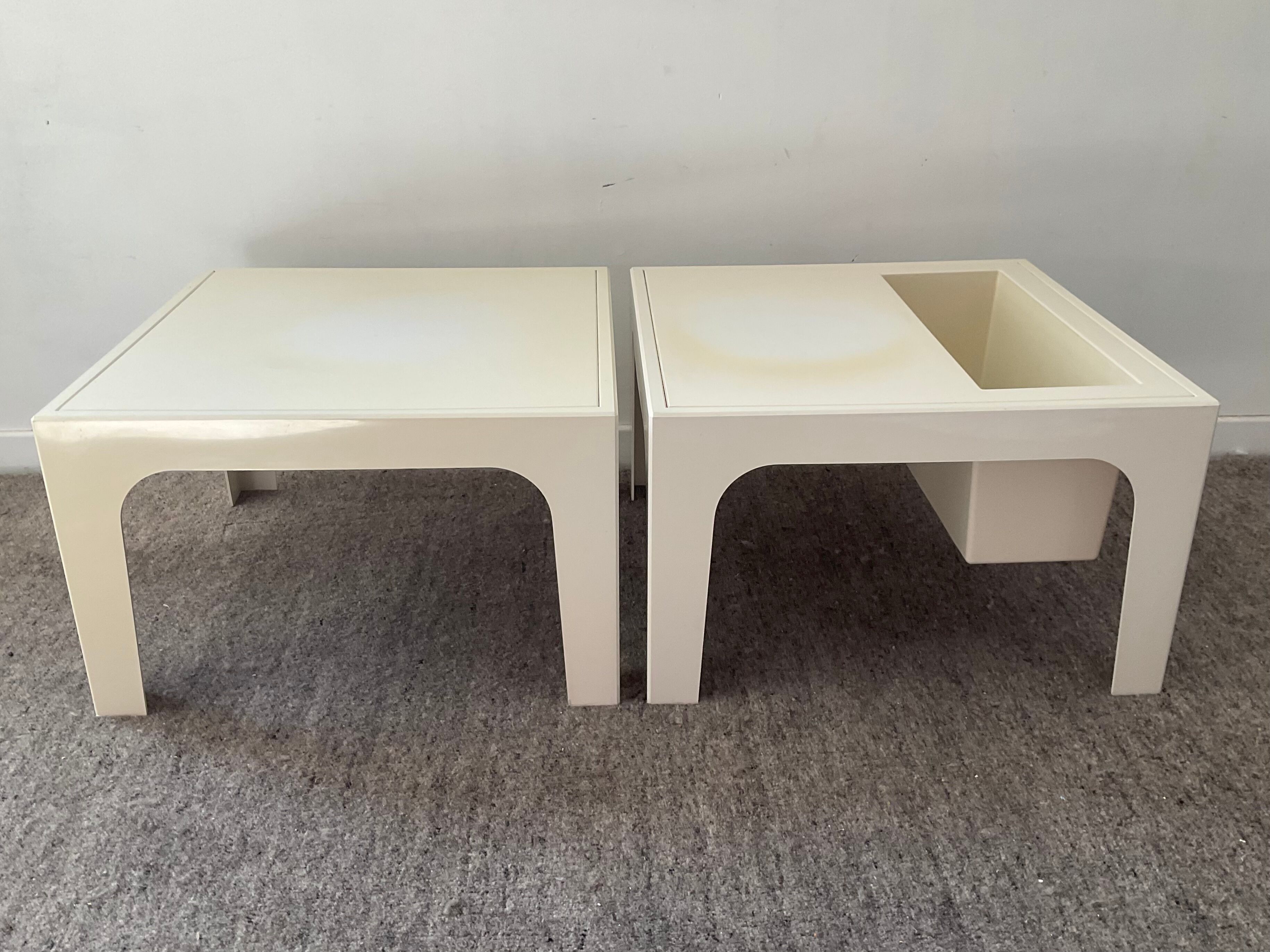 Pair of side tables from the 70s