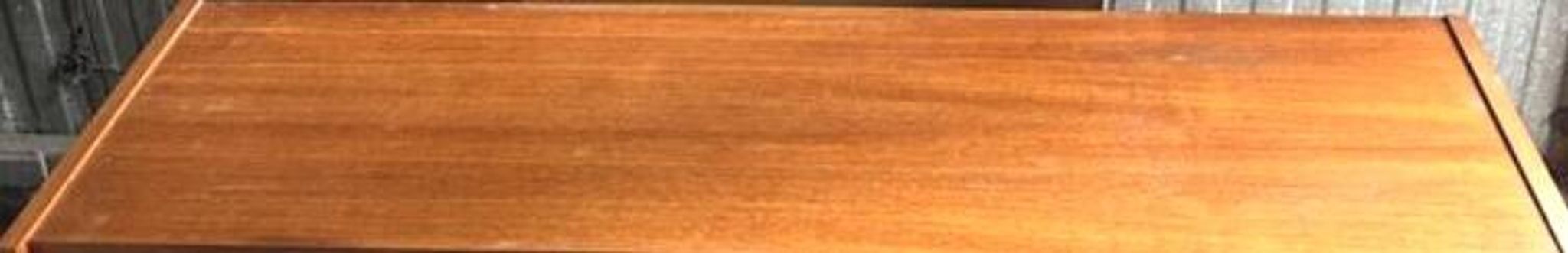 Vintage Scandinavian sideboard in blond teak