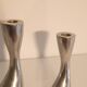 Bougeoirs vintage danois metal