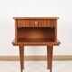 Vintage bedside table from the 60s with drawer.