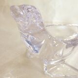 Sèvres crystal sea lion ashtray