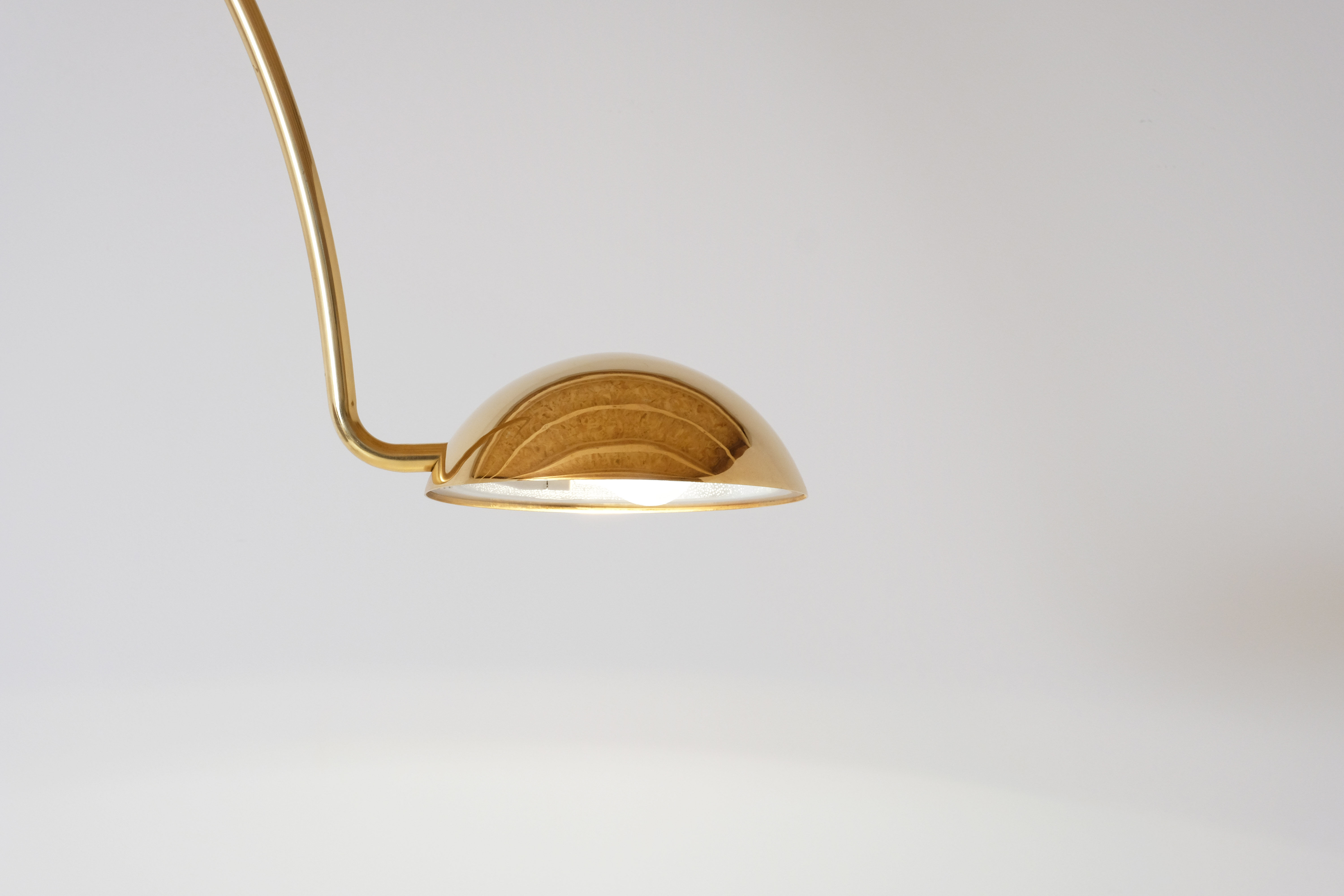 Marble swivel arch floor lamp, Bellux 1980's switzerland