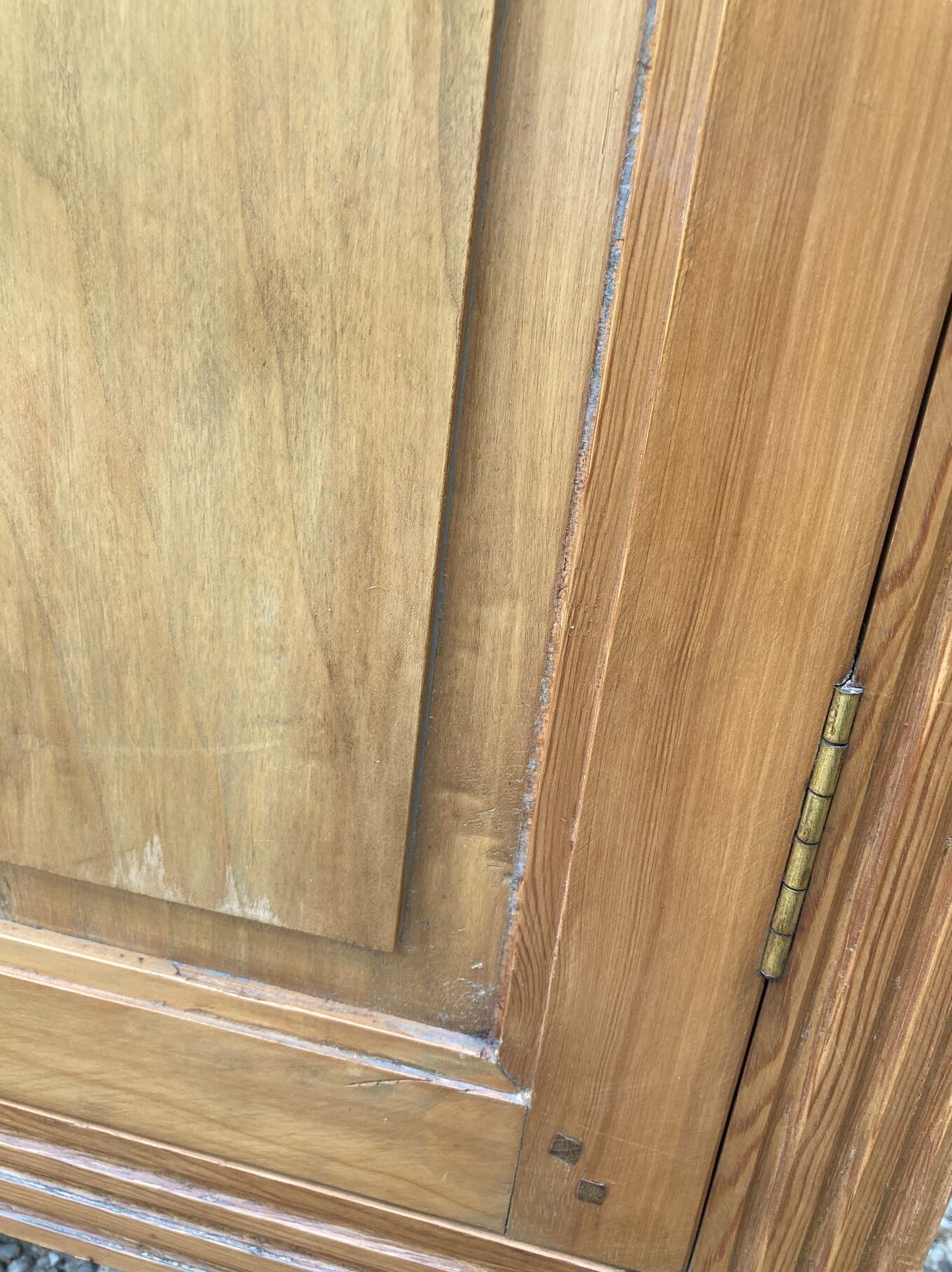 Vintage glazed Parisian wardrobe