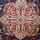 Tapis antique fait main Tabriz persan 190cm x 292cm (1920s)