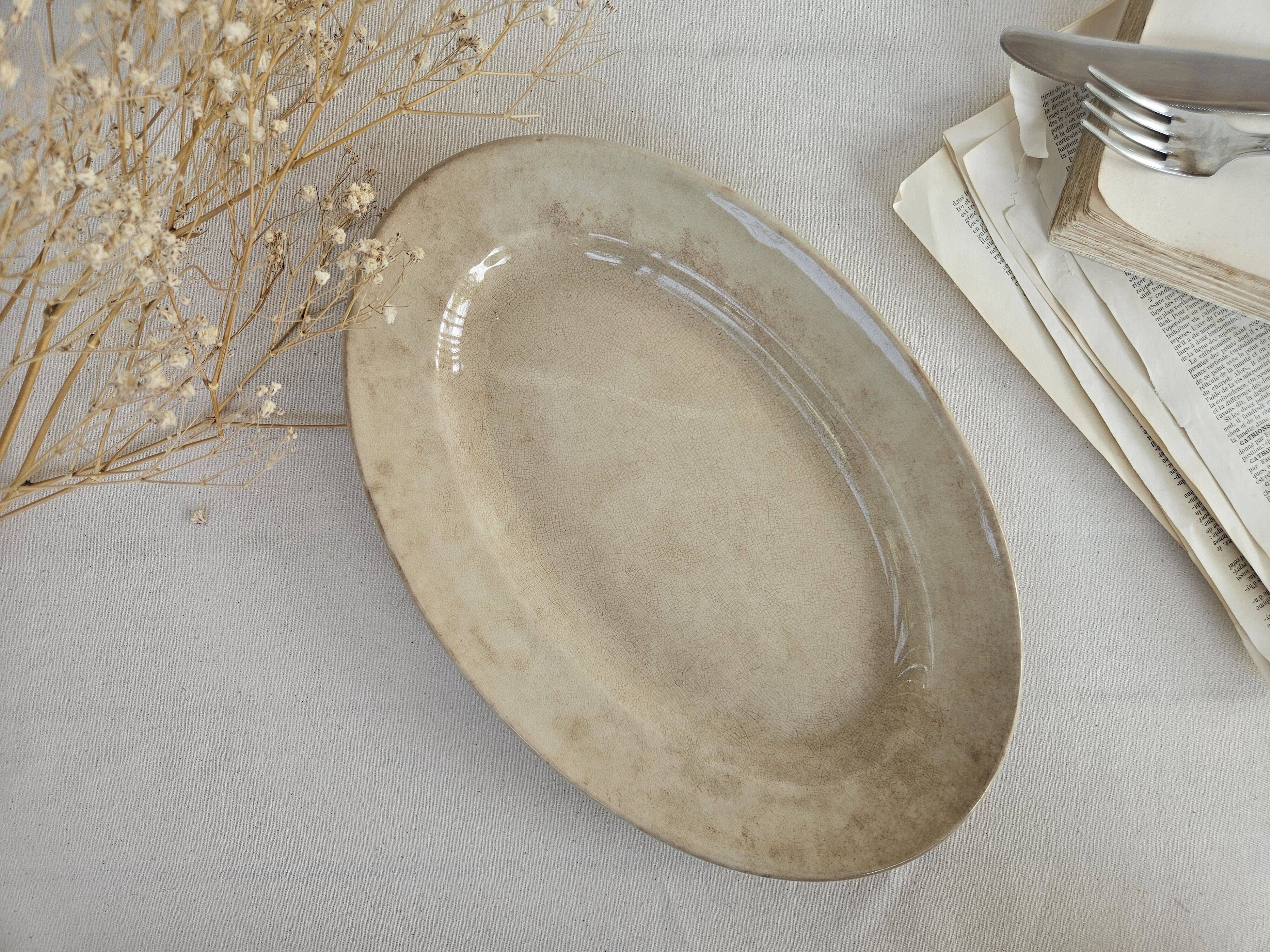 Old oval dish Pexonne FF – Ironstone