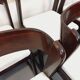 Set of 6 vintage Italian sleigh chairs by Mario Sabot
