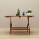 Table basse ronde en acajou, design danois, années 1970, production : Danemark