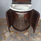 Washbasin cabinet Italy 19th century ceramic Ginori Tuscany Napoleon III
