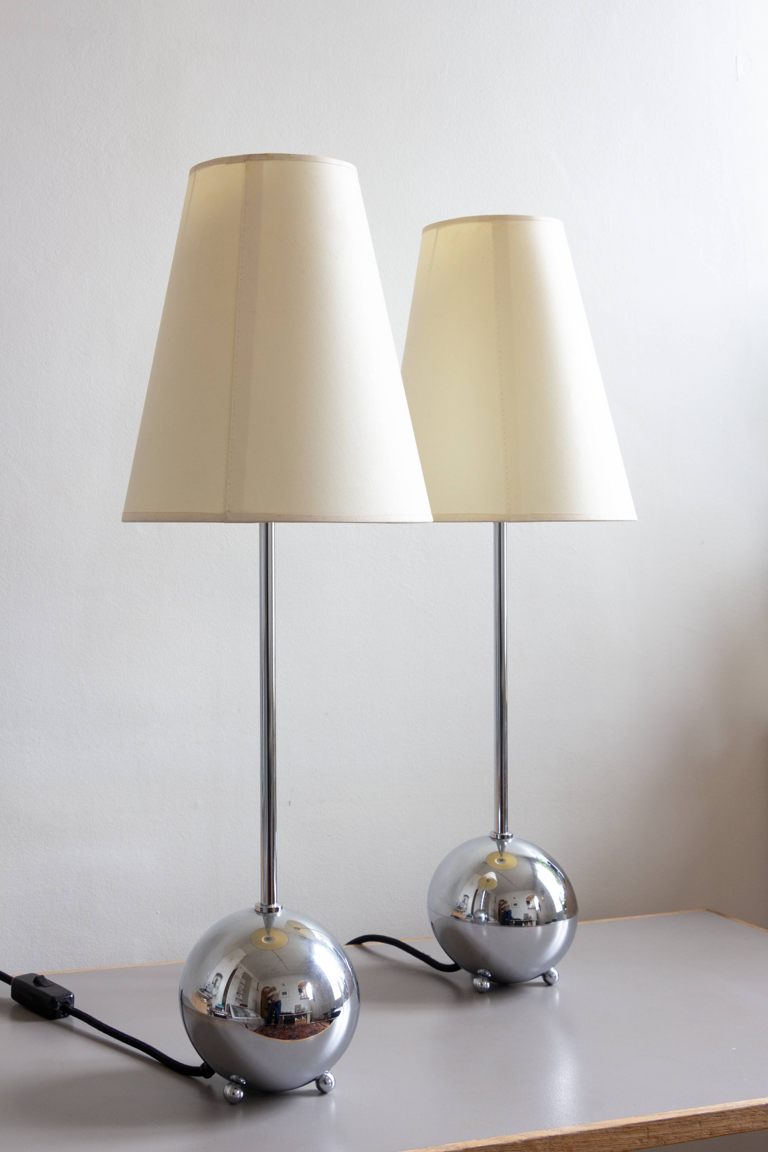 Paire de lampe Jacques Grange