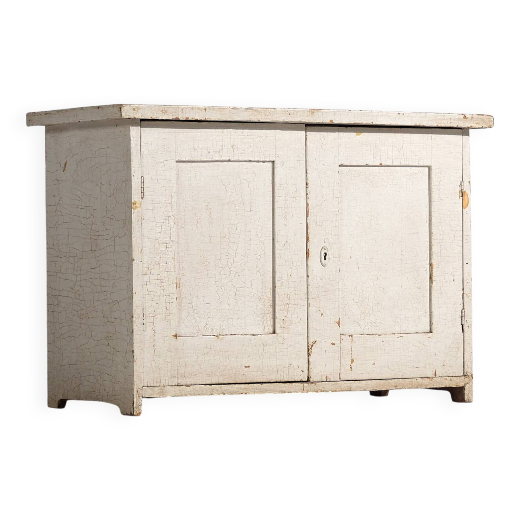 Ancienne petite armoire blanche (c.1900) #63