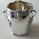 Silver metal flower spike vase