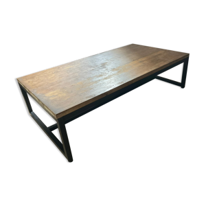 Table basse bois exotique