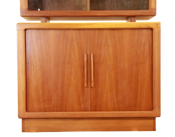 Vintage Danish design Dyrlund two-piece cabinet