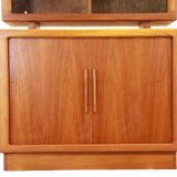 Vintage Danish design Dyrlund two-piece cabinet