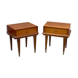 Pair of vintage bedside tables