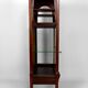 Art Nouveau Display Case, Bronzes and Carved Wood on a Lake Theme, 1900