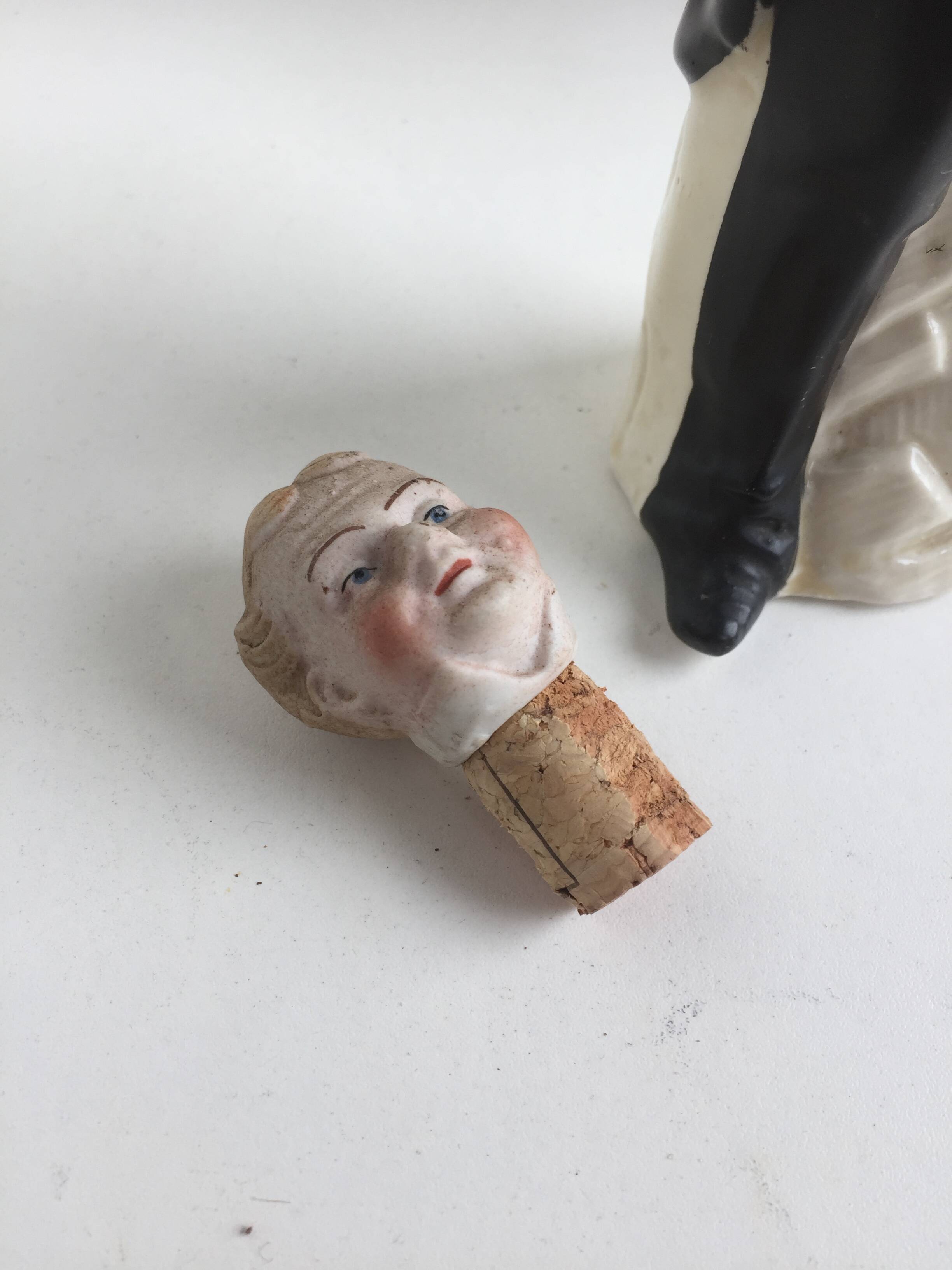 Waiter biscuit liquor bottle