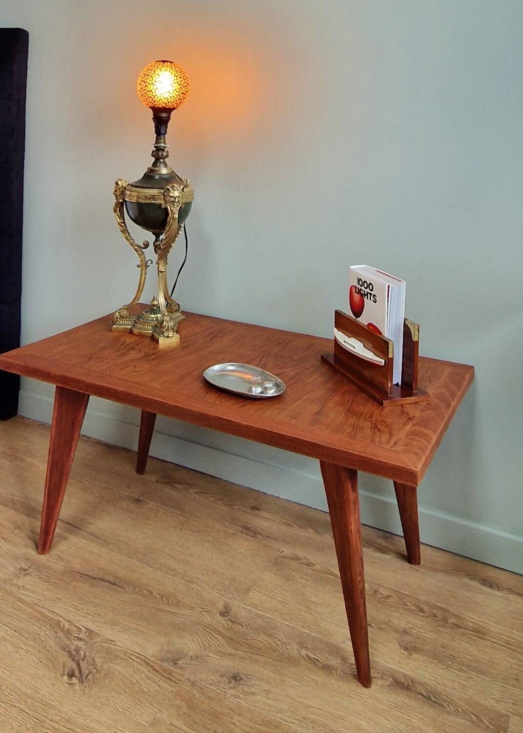 Scandinavian style coffee table from the 50s in rosewood