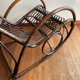 Rocking-chair rotin