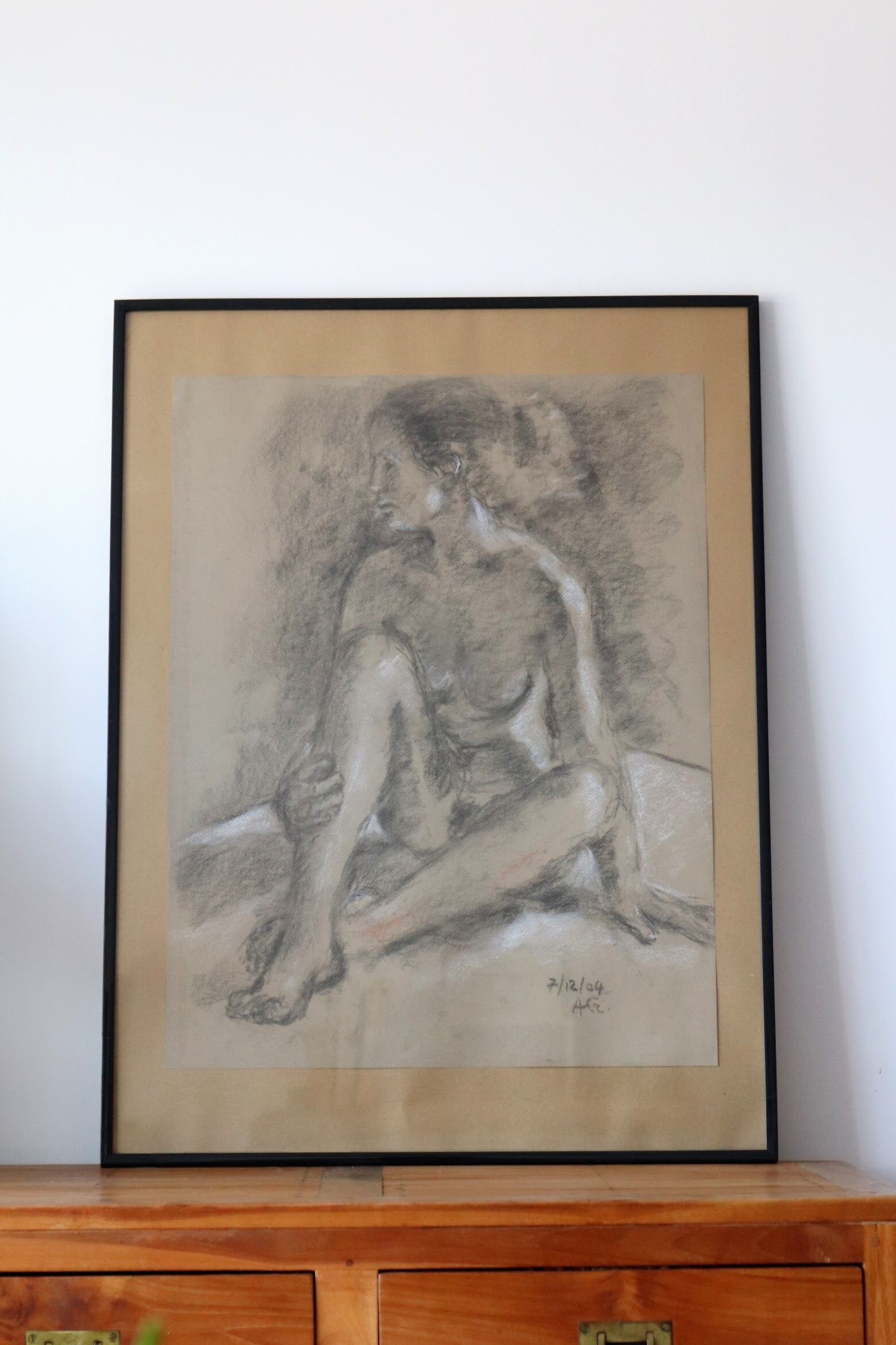 Drawing seated