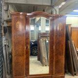 19th Century Marquetry Mirror Cabinet