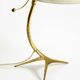 Large mid-century modern brass crow's foot table lamp by Kalmar Austria