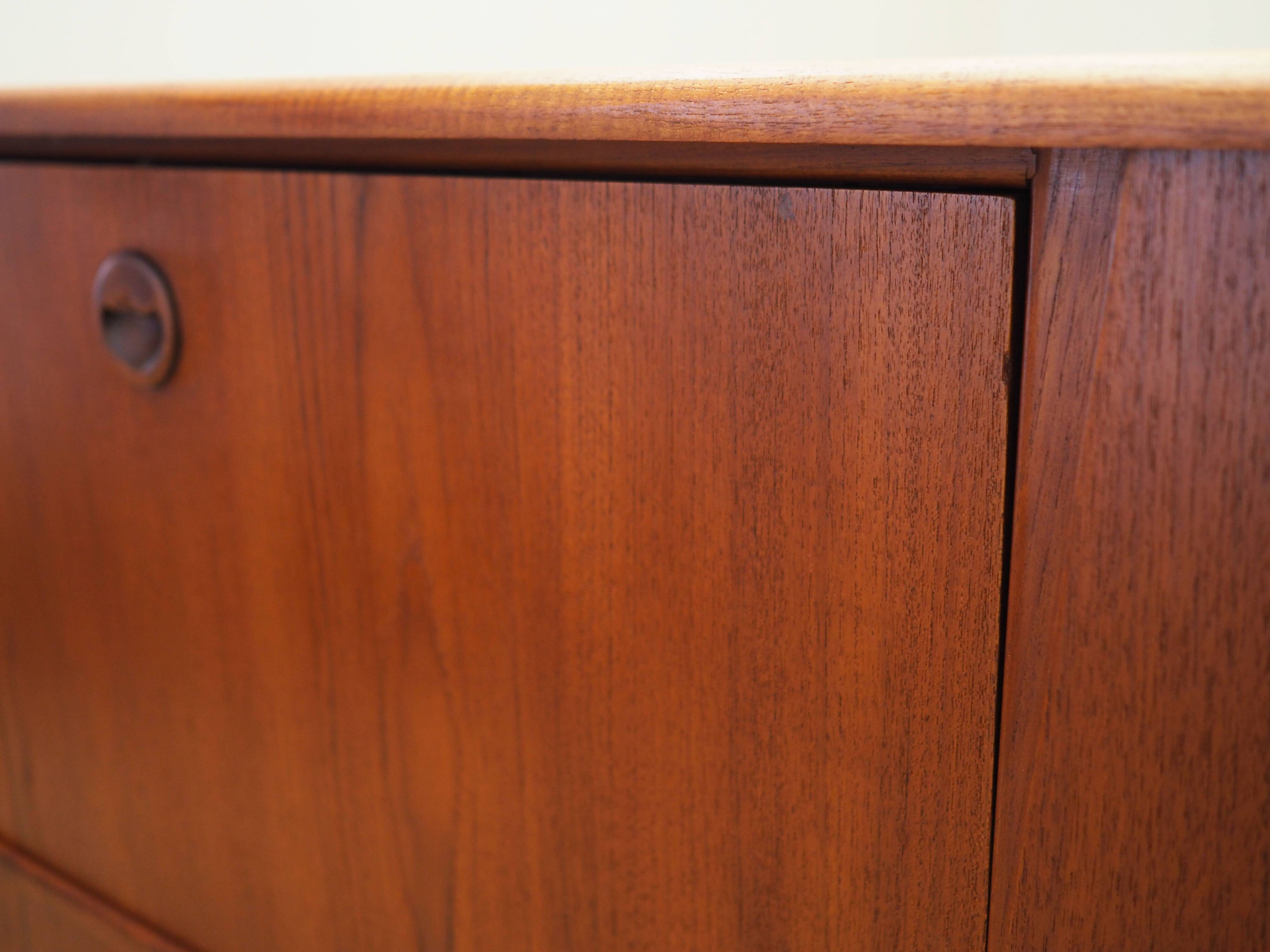 High teak sideboard, Danish design, 1970s, production: Denmark
