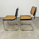 Set of 2 Cesca B32 chairs by Marcel Breuer