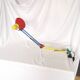 Lampe architecte, articulée, multicolore, postmoderne, 1980