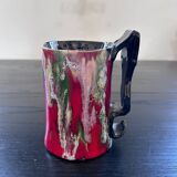 Multicolored artist mug