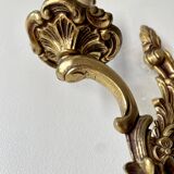 Pair of bronze rocaille sconces