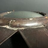 Miroir soleil of bulging witch 61 cm metal 20th sorcerer convex ice