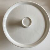 Plate mounted automatically mid-19th dish stand on white earthenware
