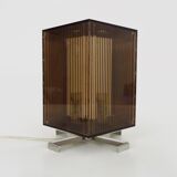 Lampe de table en plexiglas Alt Lucialalternative par Firme Di Vetro design Archirivolto. Années 80