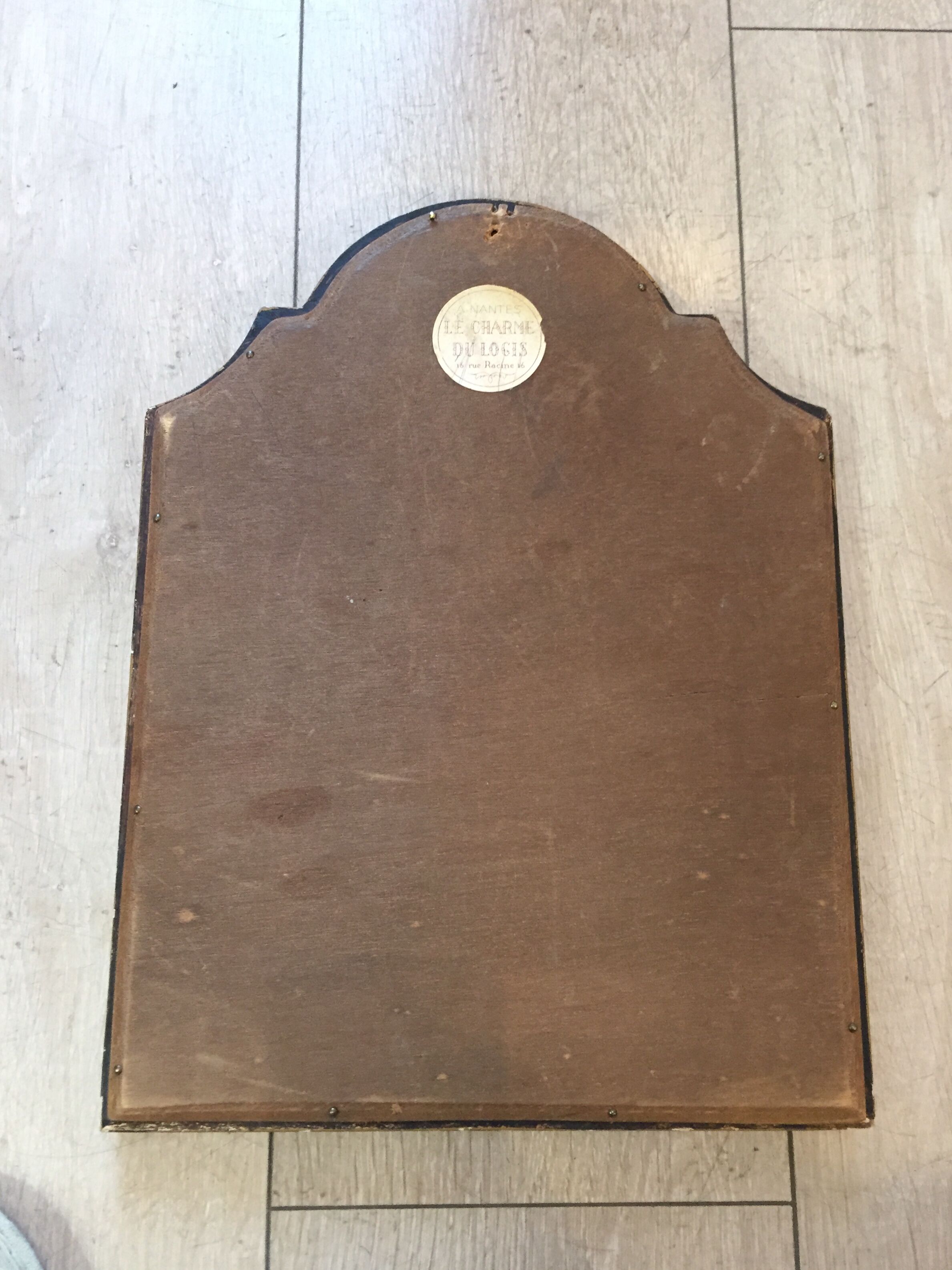 Gold leaf mirror 50/60s - 37x27cm