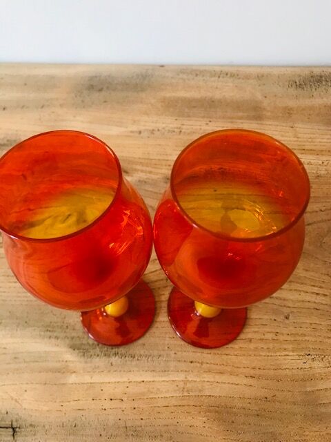 2  handmade glasses by Professor Zbigniew horbowy