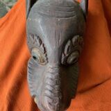 Masque tête de tigre africain