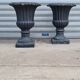 Pair of Medici stone planters circa 1920