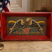 Vintage Yorkraft Inc. plate – American eagle – USA, 1960s