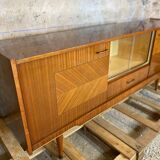 Vintage sideboard in varnished wood