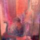 Still life painting made in oil on canvas 71 x 53 cm