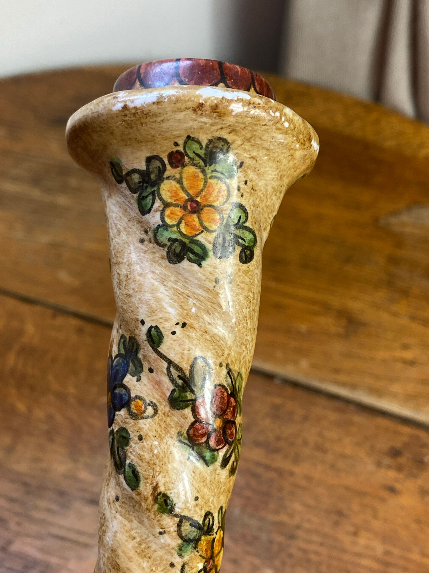 Italian ceramic wall lamp