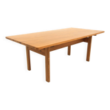 Table de salle à manger en pin, Borge Mogensen, Suède, 1960