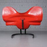 Red Elephant Chair by Bernard Rancillac